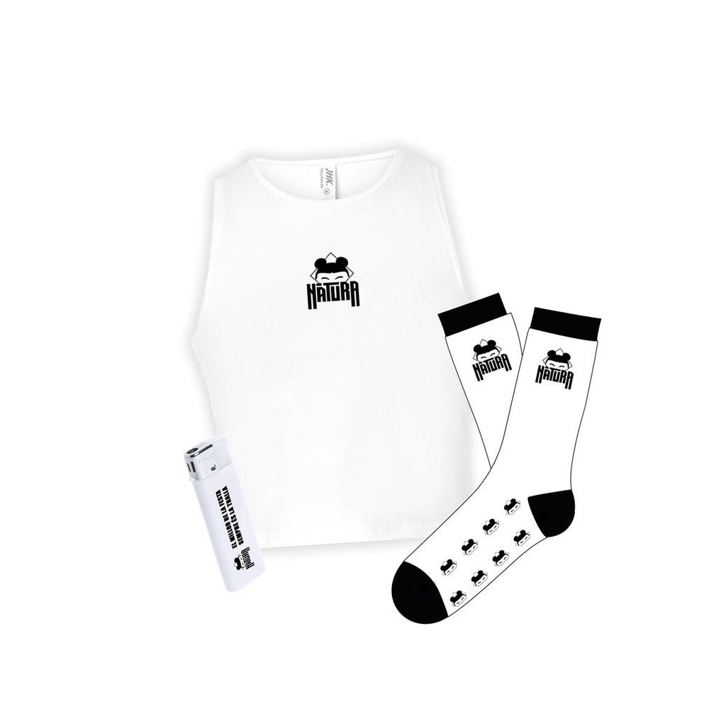 Pack Top + Calcetines + Mechero