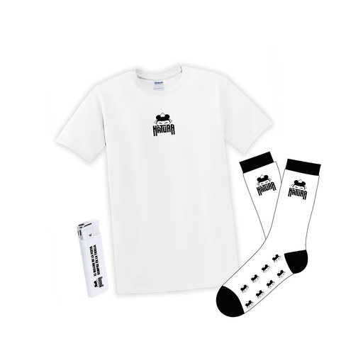Pack Camiseta + Calcetines + Mechero